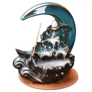TOMMYFIELD Ceramic Backflow Incense Burner Set with Incense - High Quality