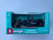 Burago Mercedes-AMG F1 W14 E Performance #44 Lewis Hamilton 1/43 Scale