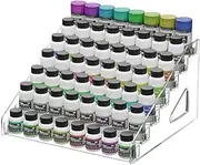 7 Layers Acrylic Paint Organizer, Painting Bottle Holder, Miniature Paint Holder, Craft Hobby Rack Shelf, Snap-on Design Easy Assembly Storage Rack for Citadel, Apple Barrel, Folkart -2oz Craft Paints
