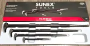 Sunex Tools 4pc Rolling Head Pry Bar/ Line Up Bar Set 6", 12", 16" & 20" #9804