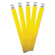 Advantus Crowd Management Wristbands Sequentially Numbered Yellow 500/Pack 75512