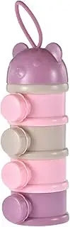 Travel Formula Container, Formula Container to Go | Portable Multi-Level Storage Container for Milk Powder | Stackable Formula Carrier Boxes with Twist Lock for Parents, Husband, Mother