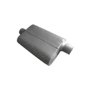 Redback 2.5" 76mm Race Muffler - 9x4" 14" 355mm C/O Fully Welded Free Flowing