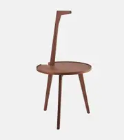 [Cassina] Cassina Cicognino walnut side table