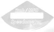 GG Gauge Emblem for Freightliner KMB/ MPH Speedometer Stainless Steel #68791