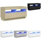 TV Cabinet with LED Lights TV Stand Multi Colours 100x35x40/80x35x40 cm vidaXL