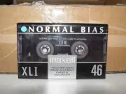 5 MAXELL XL I 46 NEW & SEALED Cassette Tapes. Normal Bias
