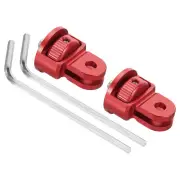 2Pcs Aluminum 1/4" Thread Camera Tripod Mount Conversion Adapter Red