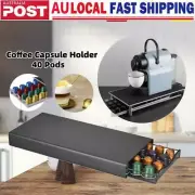 For 40 Coffee Capsules Pod Holder Stand Dispenser Rack Storage Capsule AU