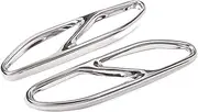 End Pipes Car Accessories Exhaust Pipe Tail Cover Trim 304 Stainless Steel, For Benz S Class W222 2018-2022 Car Exhaust Tip Pipe