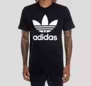 Adidas Men's Black Trefoild Tee AJ8830 Size Medium NWT #sec-A5