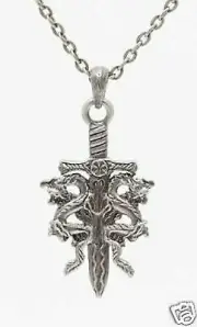 NEW MYSTICA ACCESSORY DRAGON ELABORATE KNIFE PENDANT
