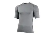 Rhino Mens Sports Base Layer Short Sleeve T-Shirt (Heather Grey) (XS)