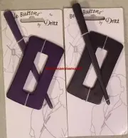 Shawl Pin BELLE BUTTONS by Dritz Choose Purple or Slate Black