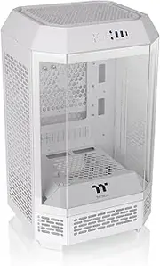 Thermaltake The Tower 250 Tempered Glass Mini Tower Case Snow Edition, CA-1Z9-00S6WN-00