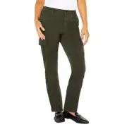 Well Worn Ladies' Tencel Blend Cargo Pant, Green, 4/27