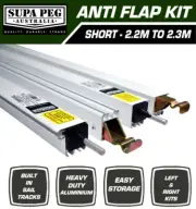 Supa Peg RV Short Anti Flap Kit Deflapper Roll Out Caravan Awning 2.1m to 2.2m