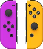 Joy Con Controller for Nintendo Switch Replacement for Nintendo Switch Controller, Compatible with Switch OLED purple/yellow