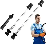 Rear Wheel Skewer - Foldable Anti-Theft Quick Release Skewer Clip Bolt Lever | Lightweight Aluminum Alloy Quick Release Screw Rod for Road Cycling