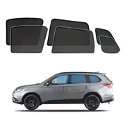 AUSGO Magnetic Window Sun Shade for Mitsubishi Outlander 2012-2021 6-Piece Set Car Shades