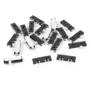20 Pcs 3 Position 8 Pin Horizontal Mini Surface Mounted Devices SMT Slide Switch