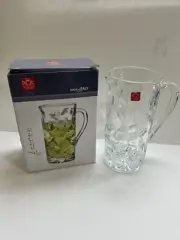 ROYAL CRYSTAL ROCK (RCR) LAURUS BROCCA JUG ITALY 40. Oz AND 9" HEIGHT
