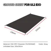 Ultralight Hiking Tent - Mobi Garden Light Knight, Ground Sheet / Double