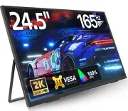 UPERFECT 24.5" 2K Portable Display 165Hz 2560x1440 Gaming Monitor for PS4/5 Xbox