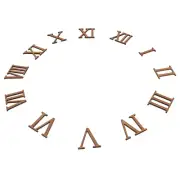 12 Pcs DIY Digital Clock Numbers Roman Numeral Wall Numerals