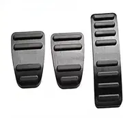 Pedals Pads For Chery For Jetour For Dashing I-DM 2022 2023 Car Accelerator Fuel Gas Brake Clucth Pedals Cover Anti-Slip Pads Pedal Pad Covers(MT Black)