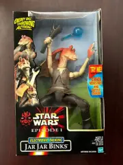 Star Wars 12" Episode 1 Electronic Talking Jar Jar Binks - Factory Sealed.New