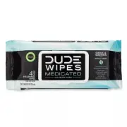 Dude Wipes Medicated Flushable Wipes with Witch Hazel Fragrance-Free 48ct 6 Pack
