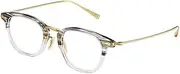 Titanium Glasses Frame Men Vintage Retro Round Eyeglasses Women Spectacle Eyewear