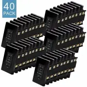 GFCI Outlet 20A LED Indicator TR Weather Resistant Receptacle Outdoor Black 40PK