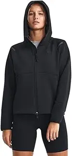 [Under Armour] Women's UA Unstoppable Fleece Full-Zip, Black, Small