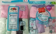 17 Hanes / Fruit of the Loom Girls Hipster Briefs Tagless Cotton Comfort Size 6