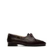 [Bally] Bally Plume Leather Loafers 38 IT BROWN