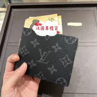 在飛比找蝦皮購物優惠-巴黎河谷購 LV 路易威登 Slender 錢包 皮夾 對折