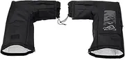 Daseeme ATV Gloves Windproof & Waterproof Warm Gloves Snowmobile Handlebar Gloves with Touching-Friendly Phone Bag
