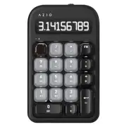 Azio IZO Wireless Numeric Keypad and Calculator for Mac® and PC Laptops, Backlit