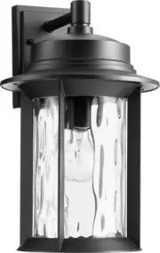 Quorum International 7246-9 Charter 1 Light 15-1/2" Tall Outdoor - Noir