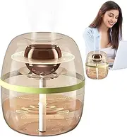 Room Humidifier for Bedroom - Large Capacity Clear Baby Humidifier With Double Spray,2L Tank Travel Car Accessories, Silent Oil Diffuser for Large Room