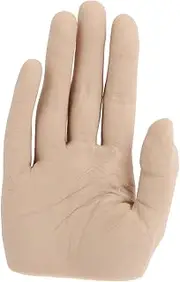 MUSISALY Nail Art Training Hand Realistic Fake Hand Mannequin for Beginners Lovers and Salon Professionals