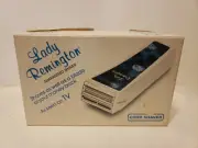 VTG NIB LADY REMINGTON CORDED SHAVER WER-4000 BLUE W/BOX NEW OLD STOCK FREE SHIP