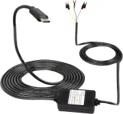 Universal Type C Dash Cam Hard Wire Cable Fuse Kit DC 12V-24V to 5V Car DVR