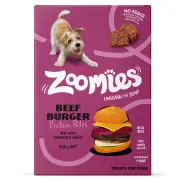 Zoomies Burger Beef With Beetroot And Cheese Protein Bites Dog Treats