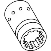 Drive Shaft Coupling Fits Massey Ferguson 50 35 231 240 TO35 1871924M1