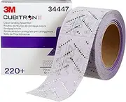 Cubitron 3M II Hookit Abrasive Sheet Roll, 34447, Multi-Hole, 70 mm x 12 m, 220+ Grade, Automotive Sanding Roll Sandpaper for Coating Removal, Body Repair, Auto Sanding