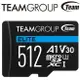 Team 十銓 512G 512GB microSDXC TF UHS-I U3 A1 V30 記憶卡