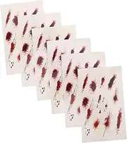 FONDOTIN 6pcs Costume Stickers: Temporary Scar Stickers - Realistic Fake Wounds for Halloween Makeup Vampire Costume Accessories Party Decorations
